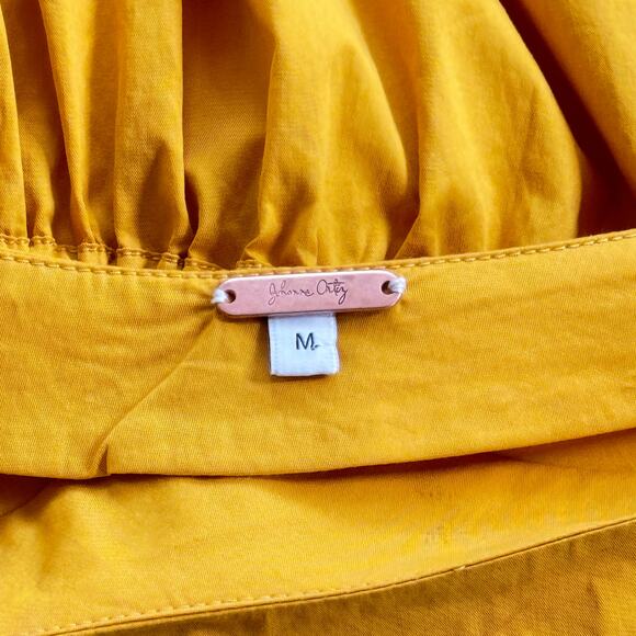 Johanna Ortiz Refulgence of‎ Starts Midi Dress Yellow Ochre Size Medium - Picture 10 of 10